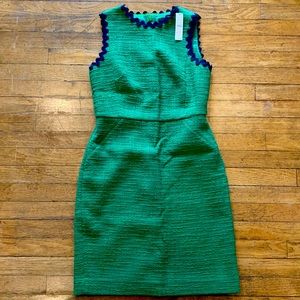 Sheath dress in textured tweed